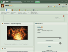 Tablet Screenshot of inklou.deviantart.com