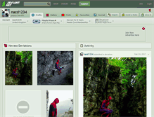 Tablet Screenshot of nacd1234.deviantart.com
