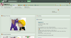 Desktop Screenshot of magenta14.deviantart.com