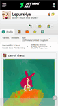 Mobile Screenshot of lepuranya.deviantart.com