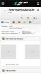 Mobile Screenshot of fritzthewondermutt.deviantart.com