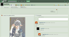 Desktop Screenshot of gorechick.deviantart.com