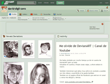 Tablet Screenshot of david-digil-zero.deviantart.com