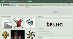 Desktop Screenshot of hakitojin.deviantart.com
