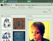 Tablet Screenshot of odori.deviantart.com