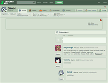 Tablet Screenshot of emwih.deviantart.com