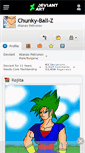 Mobile Screenshot of chunky-ball-z.deviantart.com