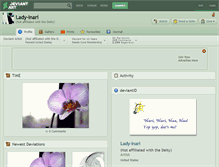 Tablet Screenshot of lady-inari.deviantart.com