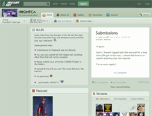Tablet Screenshot of hitgirlfc.deviantart.com