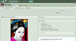 Desktop Screenshot of katycrayon.deviantart.com