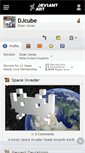 Mobile Screenshot of djcube.deviantart.com