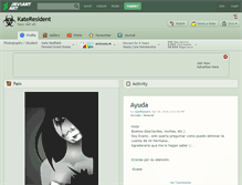 Tablet Screenshot of kateresident.deviantart.com