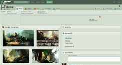 Desktop Screenshot of demhar.deviantart.com