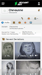 Mobile Screenshot of chevaunne.deviantart.com