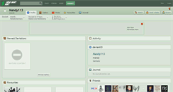 Desktop Screenshot of mandy113.deviantart.com