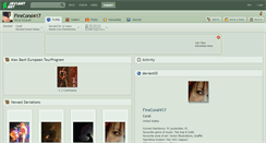 Desktop Screenshot of firecoral417.deviantart.com