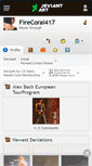 Mobile Screenshot of firecoral417.deviantart.com