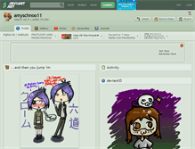 Tablet Screenshot of amyschnoo11.deviantart.com