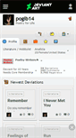 Mobile Screenshot of pogib14.deviantart.com