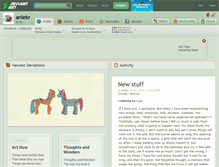 Tablet Screenshot of anlekr.deviantart.com