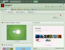 Tablet Screenshot of flamaster3.deviantart.com