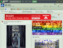 Tablet Screenshot of mali-chan.deviantart.com