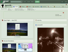 Tablet Screenshot of jayro195.deviantart.com