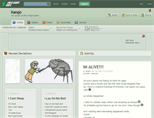 Tablet Screenshot of karajo.deviantart.com