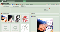 Desktop Screenshot of bloodyluna.deviantart.com