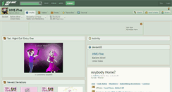 Desktop Screenshot of hive-five.deviantart.com