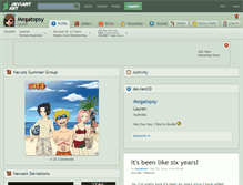 Tablet Screenshot of megatopsy.deviantart.com