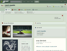 Tablet Screenshot of czech-republic.deviantart.com