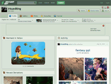 Tablet Screenshot of irisuediting.deviantart.com