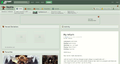 Desktop Screenshot of dayshia.deviantart.com