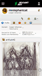 Mobile Screenshot of mrelephantcat.deviantart.com