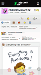 Mobile Screenshot of chibiobsessor122.deviantart.com