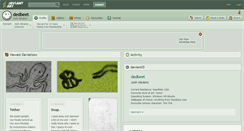 Desktop Screenshot of dedbeet.deviantart.com