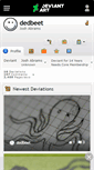 Mobile Screenshot of dedbeet.deviantart.com