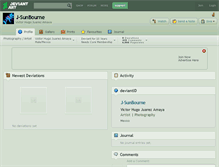 Tablet Screenshot of j-sunbourne.deviantart.com