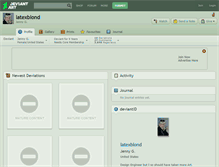 Tablet Screenshot of latexblond.deviantart.com