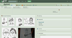 Desktop Screenshot of blueoct4lf.deviantart.com