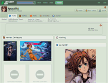 Tablet Screenshot of apocallisti.deviantart.com