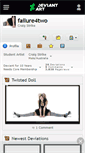 Mobile Screenshot of failure4two.deviantart.com
