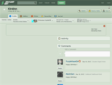 Tablet Screenshot of kirstinn.deviantart.com