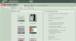 Desktop Screenshot of genrex-couples.deviantart.com