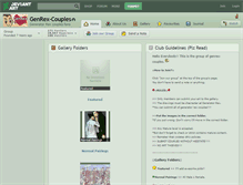 Tablet Screenshot of genrex-couples.deviantart.com