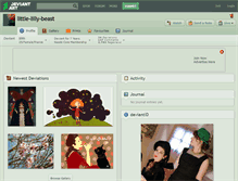 Tablet Screenshot of little-lilly-beast.deviantart.com