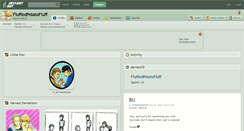 Desktop Screenshot of fluffedpotatofluff.deviantart.com