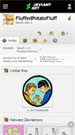 Mobile Screenshot of fluffedpotatofluff.deviantart.com