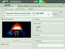 Tablet Screenshot of alan880.deviantart.com